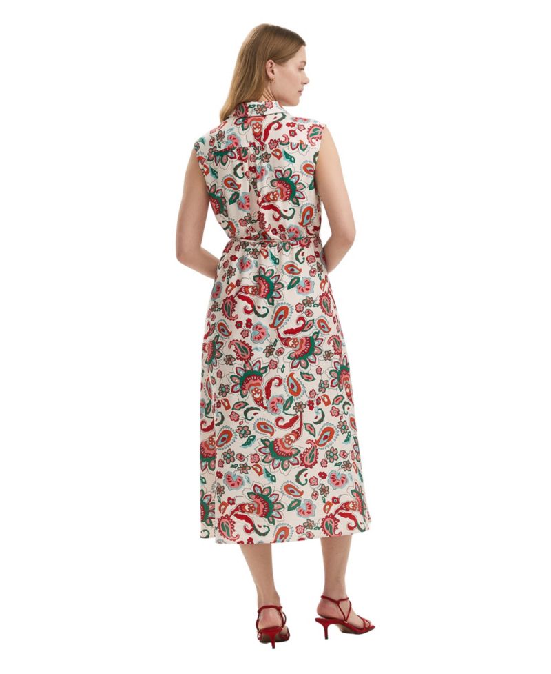 Women's Alida Floral-Print Collared Midi Shirt Dress
