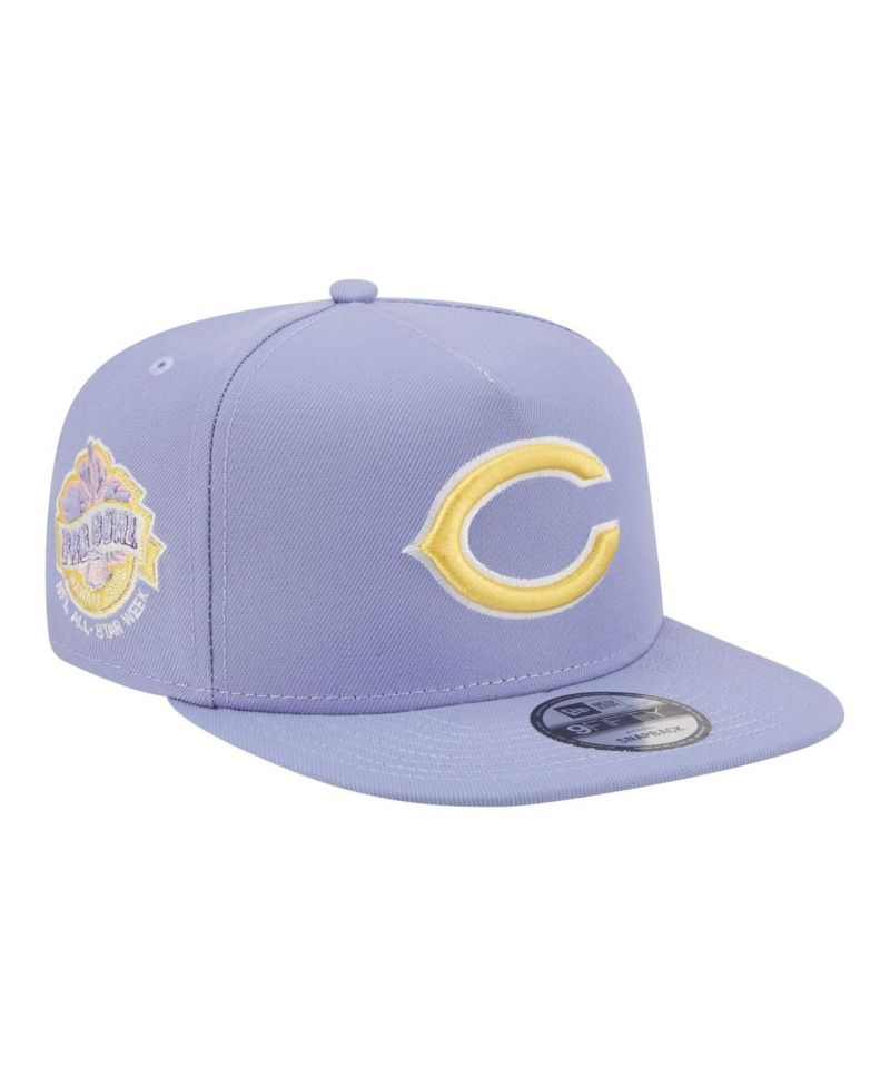 Men's Lavender Chicago Bears Bloom A-Frame 9FIFTY Snapback Hat