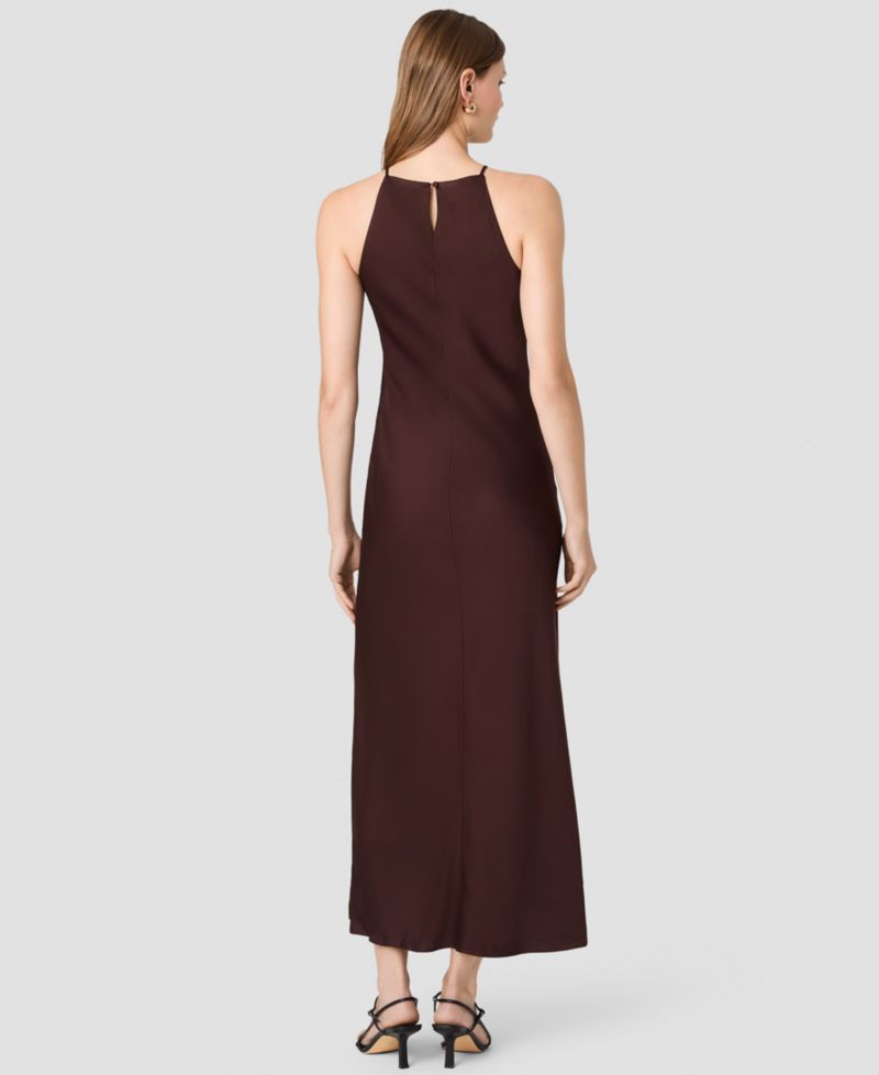 Women's Ennis Satin Halter Maxi Dress