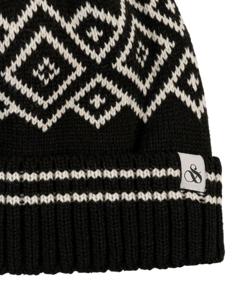 Men's Fair Isle Ribbed Cuff Beanie