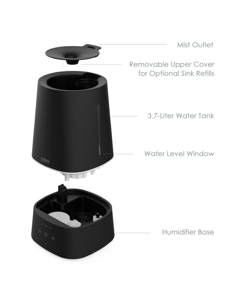 Hume Max Top Fill Humidifier - White