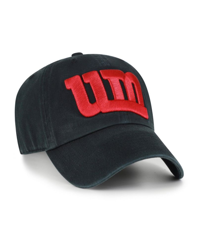 Men's '47 Black Maryland Terrapins Vault Clean Up Adjustable Hat