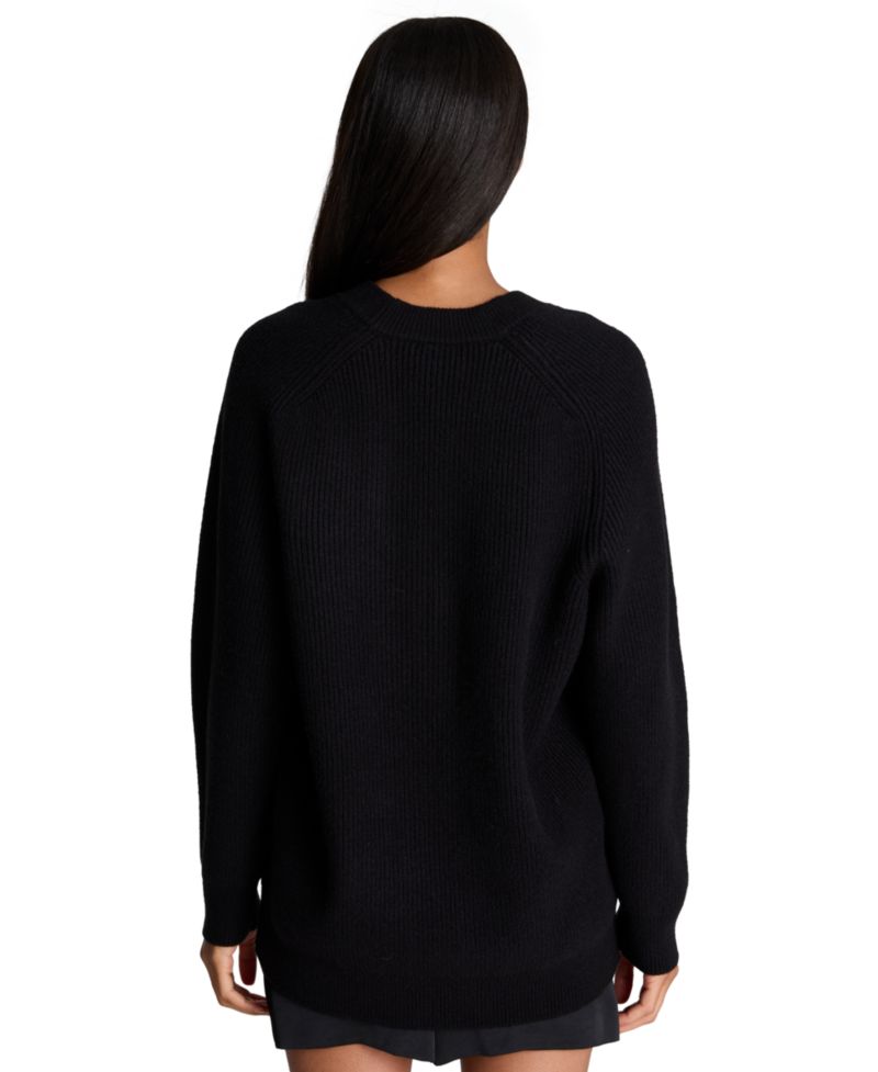 Women's Oversized V-Neck Boyfriend Sweater