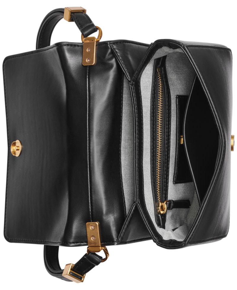 Jericho Flap Shoulder with Sculpted Hardware Bag