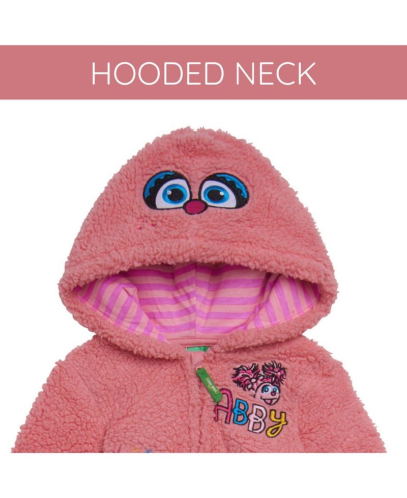 Baby Girls (Newborn - 24M) Cozy Sherpa Zip Up Cosplay Costume Coverall