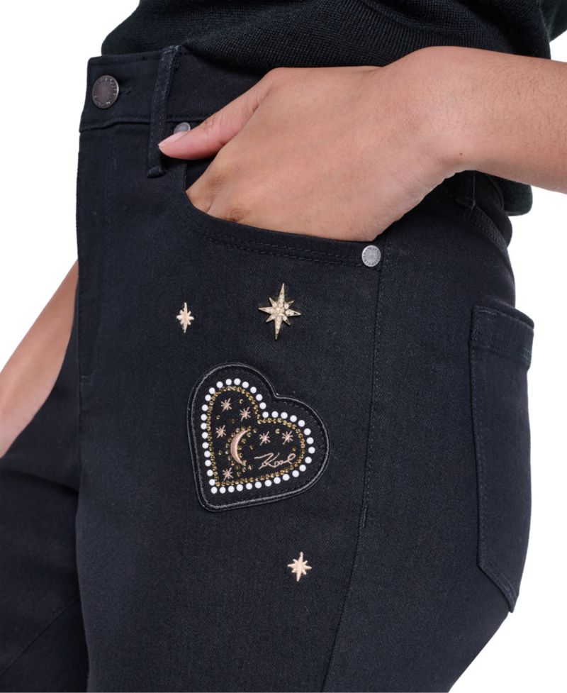 Women's Charm Detail Bootcut Jeans
