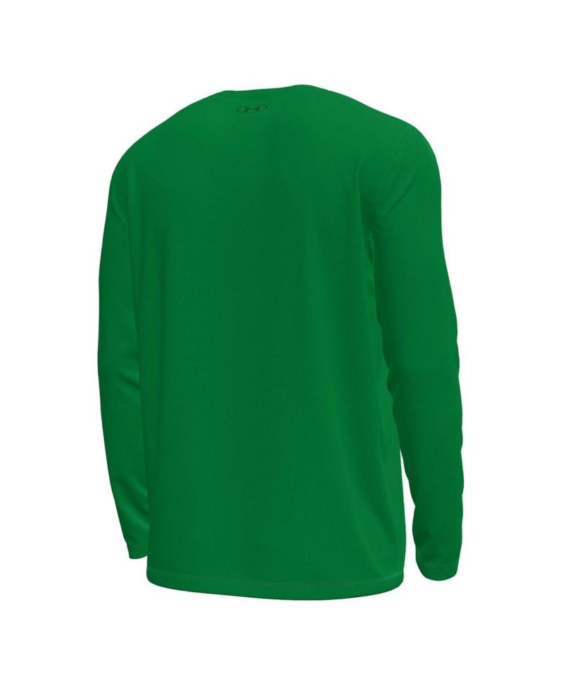 Men's Kelly Green Notre Dame Fighting Irish Golf Leprechaun Tech Stretch Long Sleeve T-Shirt