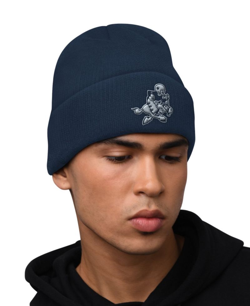 Men's Navy Dallas Cowboys Hoodie and Cuffed Knit Hat Combo Pack