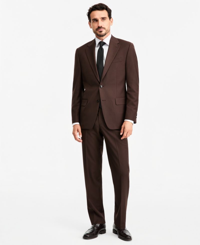 Men's Classic-Fit Wool-Blend Suit Separate Jacket
