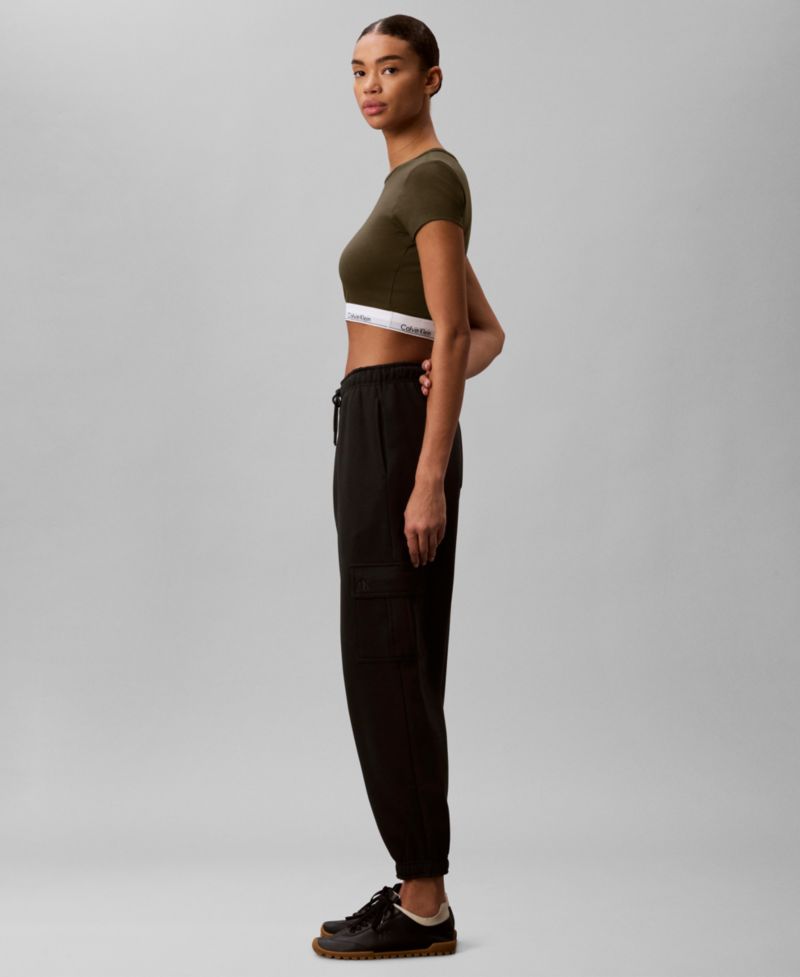 Women's Modern Short-Sleeve Cropped T-Shirt