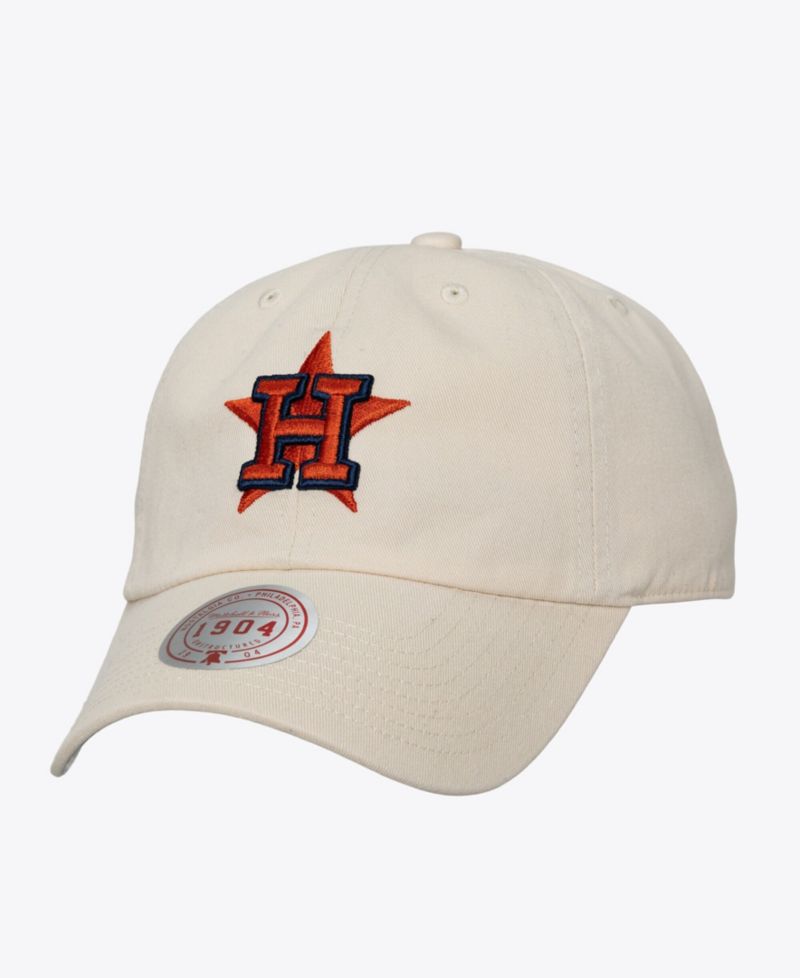 Men's and Women's Cream Houston Astros Off-Season 1904 Strapback Adjustable Hat