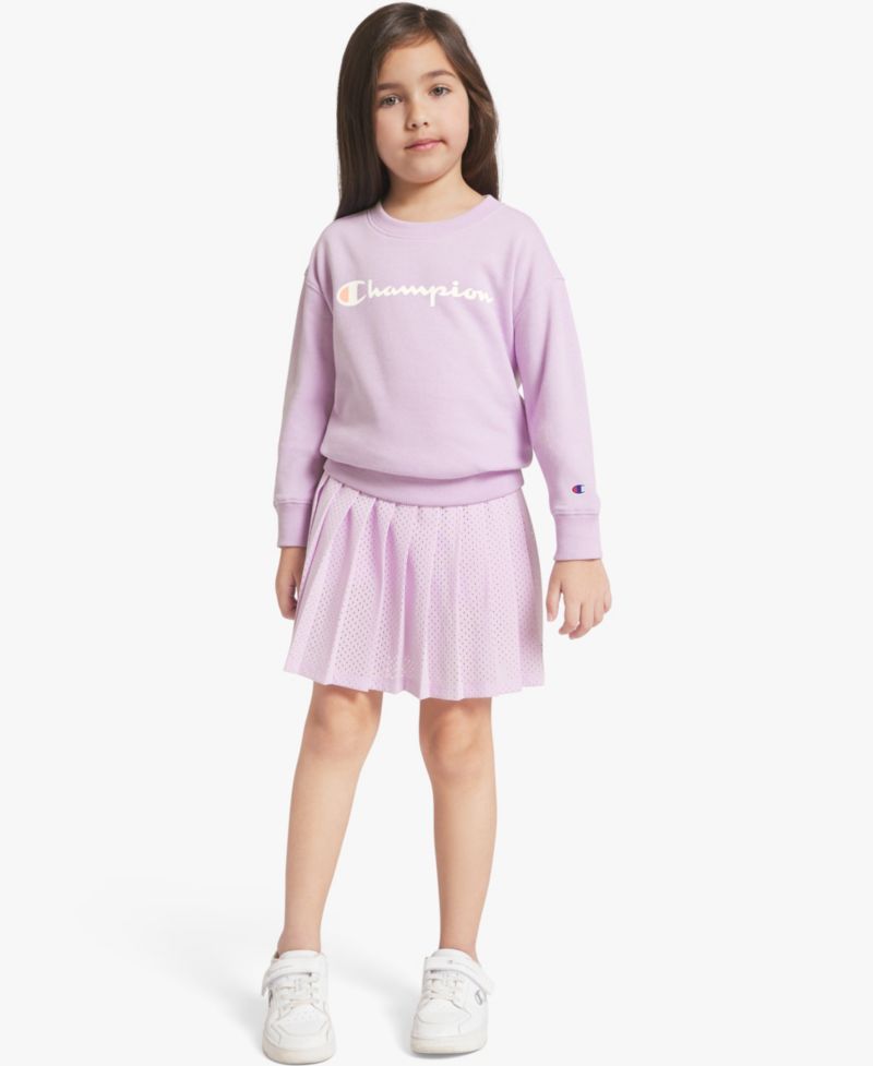Girls' 4T-6X T-Shirt, Sweatshirt and Skort, 3-Piece Set