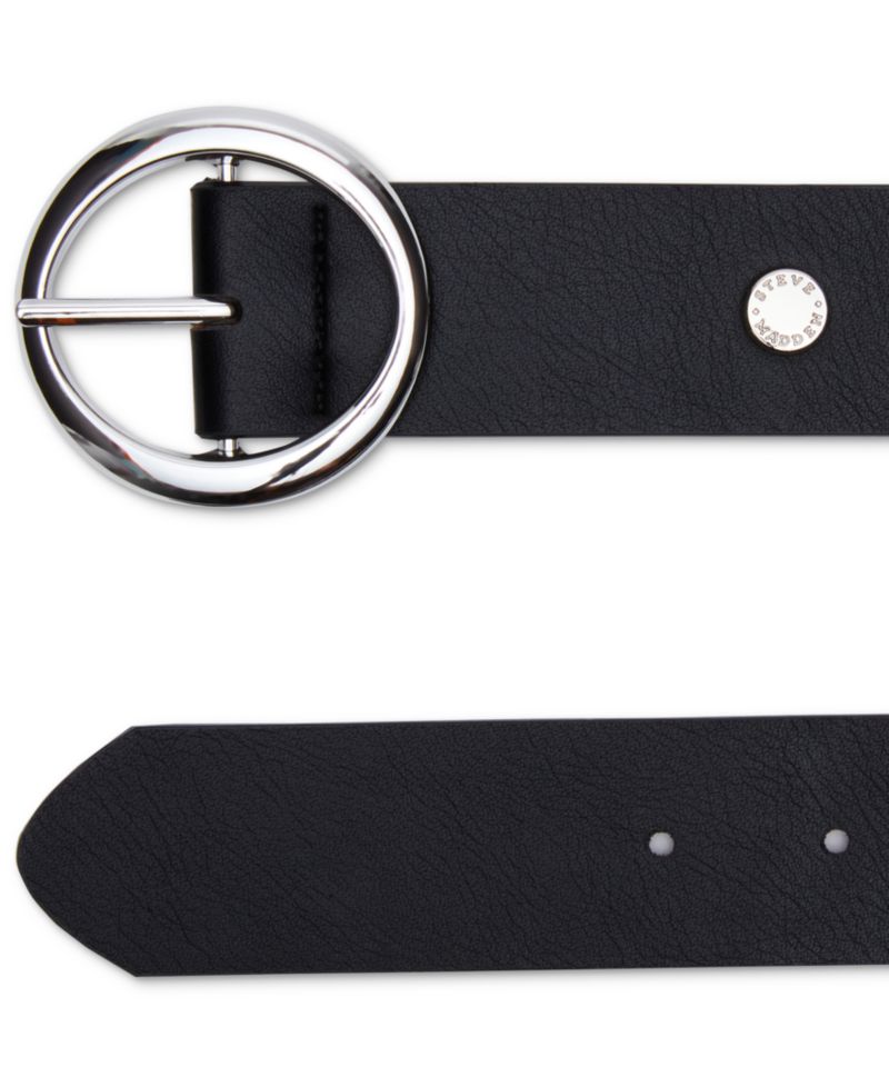 Women's Reversible Faux-Leather Belt