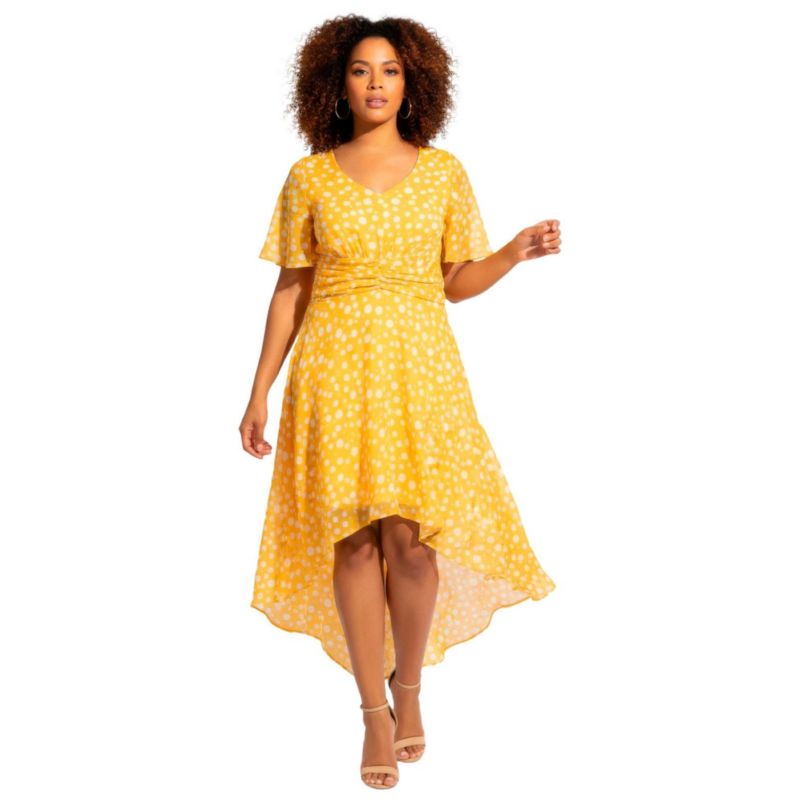 Women's High-Low Midi Dress