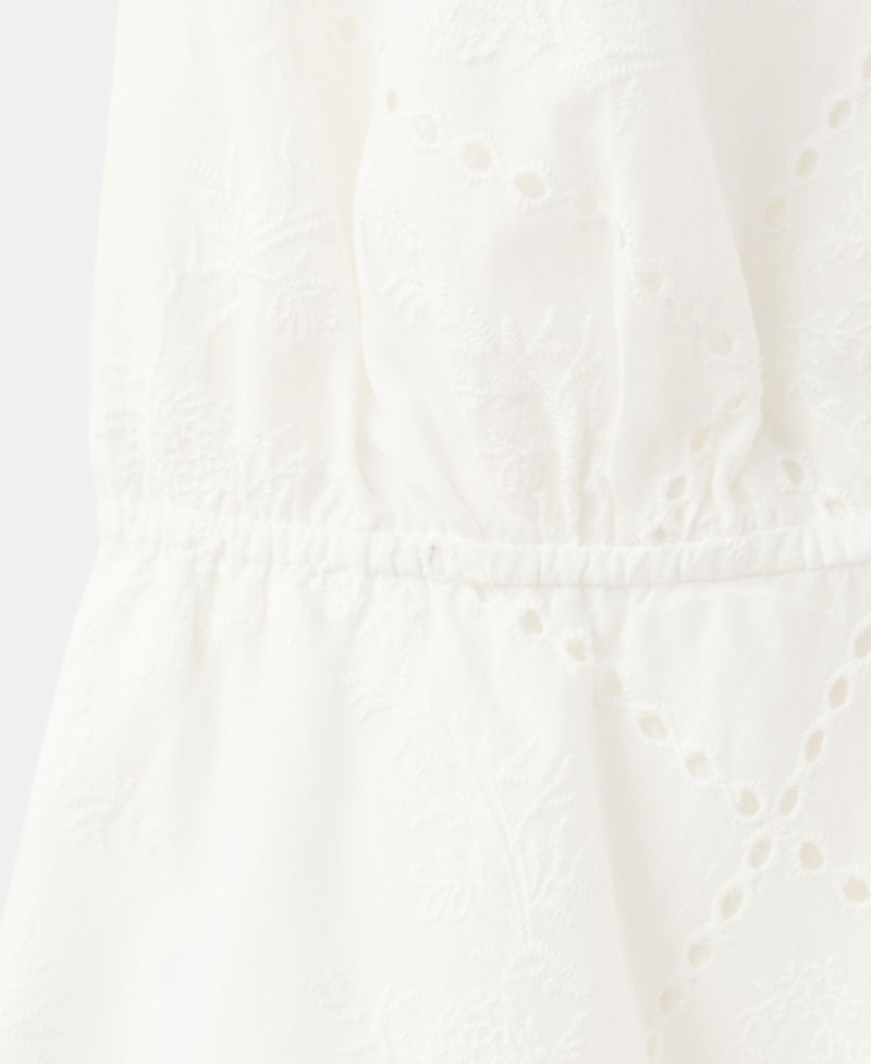 Women's Openwork Embroidery A-Line Dress