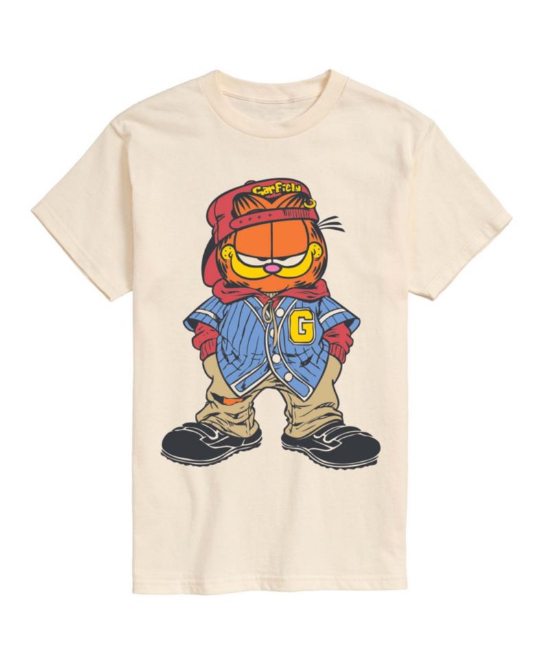 Men's Garfield Streetwear Graphic T-Shirt