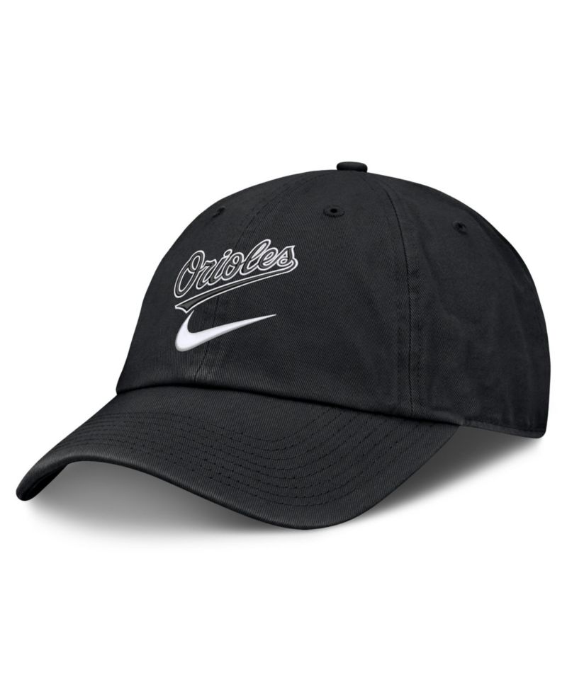 Men's Black Baltimore Orioles Primetime Club Adjustable Hat