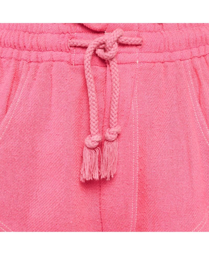 Women's Silk Gauze Frayed Talapiz Shorts