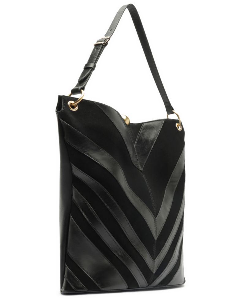 Aurora Large Leather Hobo Handbag