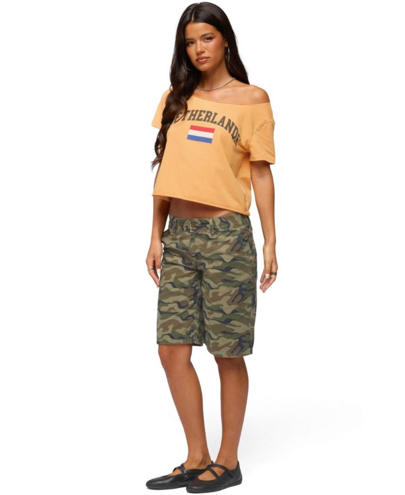 Women's Netherlands Off Shoulder T Shirt