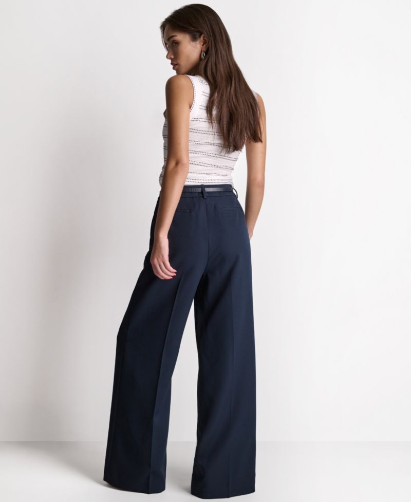 Women's Wide-Leg High-Rise Pants