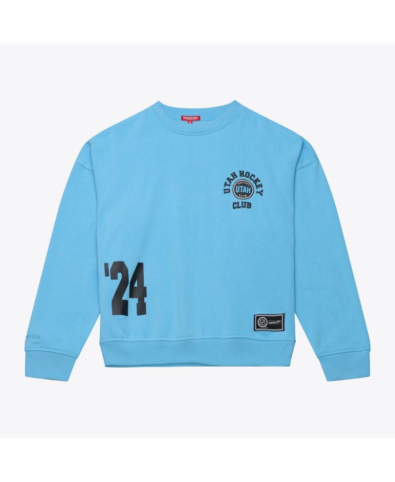 Women's Blue Utah Mammoth Crewneck Sweatshirt