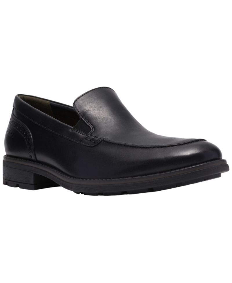 Men's Emmet Step Leather Round-Toe Loafers