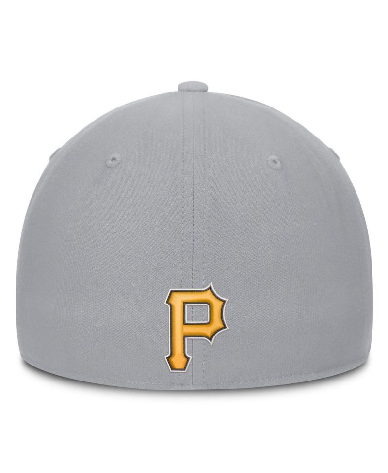 Men's Gray Pittsburgh Pirates Primetime Rise Dri-FIT Flex Hat