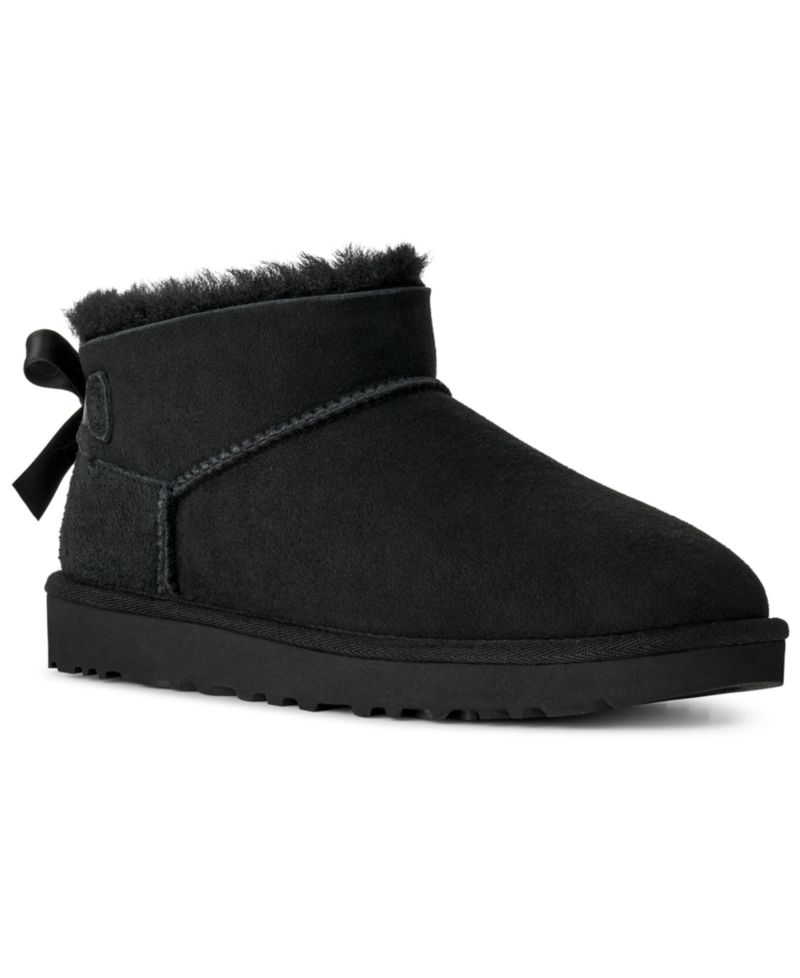 Women's Ultra Mini Bailey Bow Round Toe Booties
