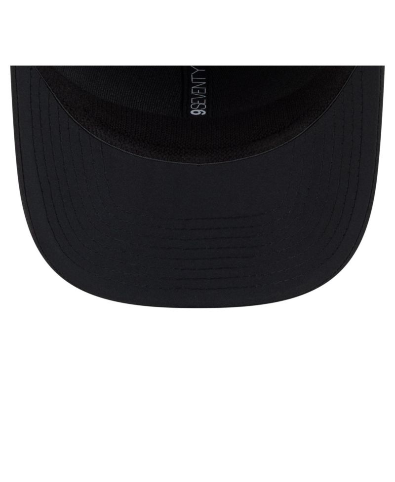 Men's Black LA Clippers Sport Rope Vented Stretch-Snap 9SEVENTY Hat