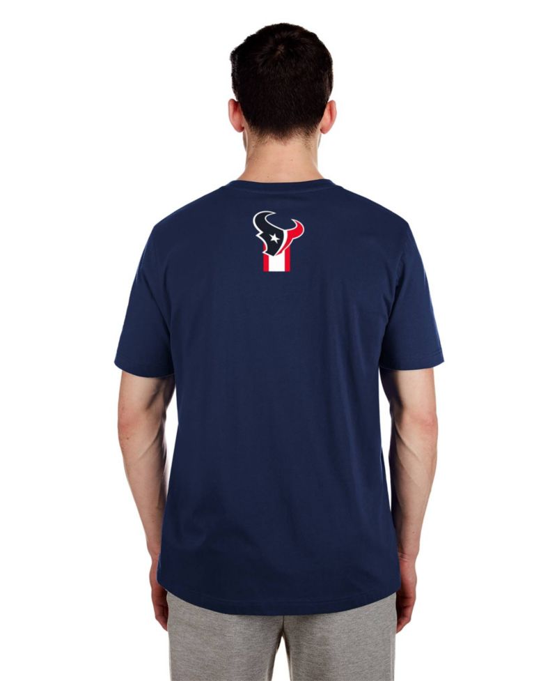 Men's Navy Houston Texans 3rd Down High Density Print T-Shirt