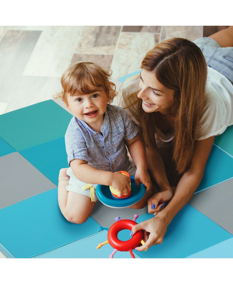 Baby Foldable Foam Playmat, 58" x 58"