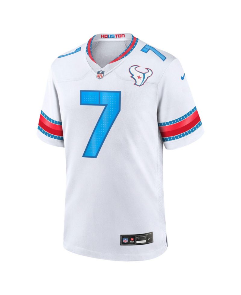 Men's C.J. Stroud White Houston Texans 2026 Rivalries Collection Game Jersey