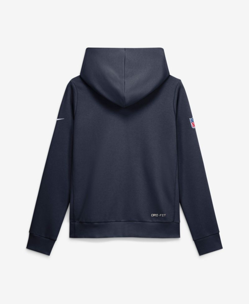 Women's Navy Denver Broncos Sideline Standard Issue Dri-FIT Hoodie