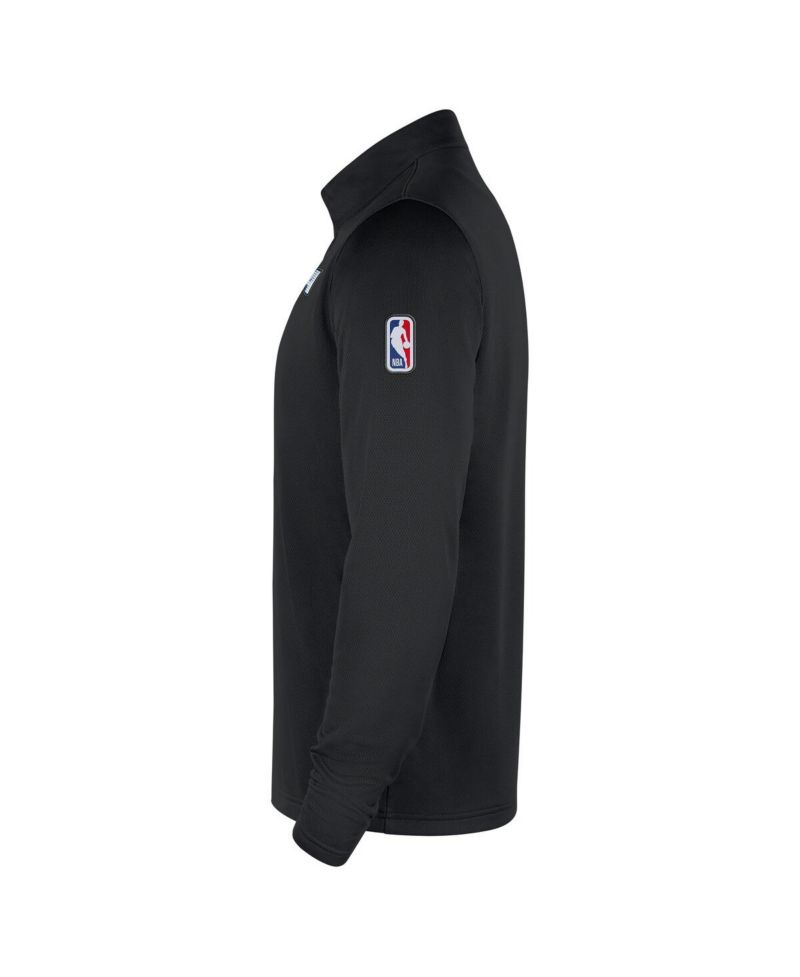 Men's Black LA Clippers 2025/26 City Edition Remix Authentic Coaches Dri-FIT Half-Zip