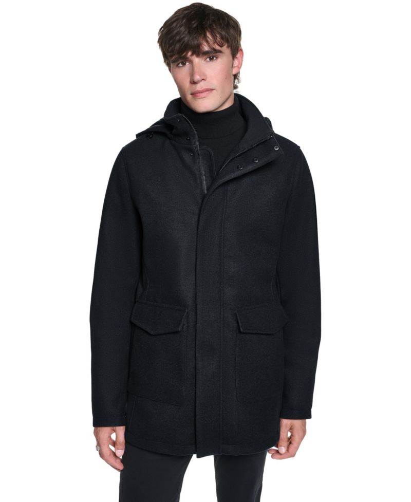Men's Stadium Coat with Patch Pockets