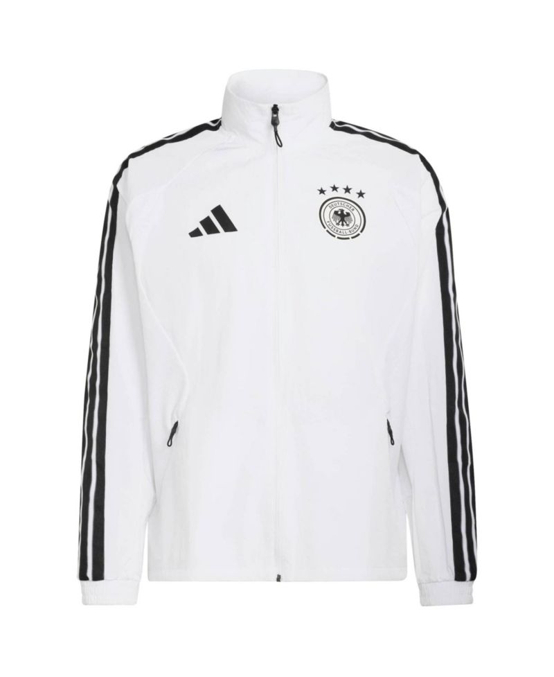 Men's White Germany National Team 2026 Home Full-Zip Game Day Anthem Jacket
