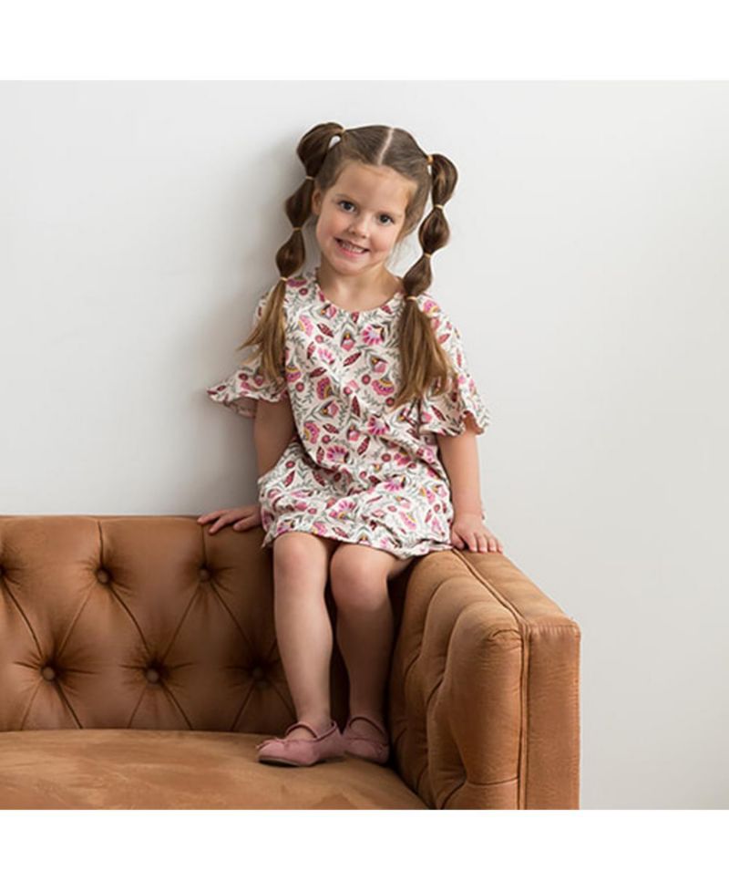 Girls Fair Trade Organic Cotton Cascade Dress