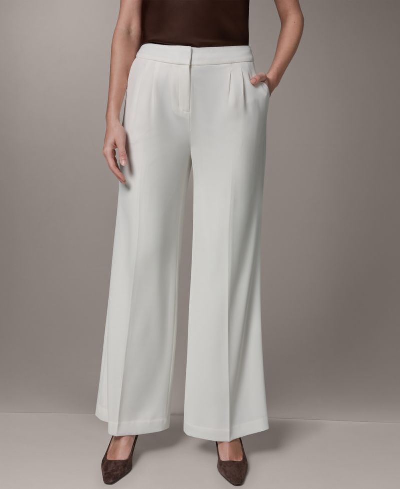 Women's Pleated High-Rise Pants