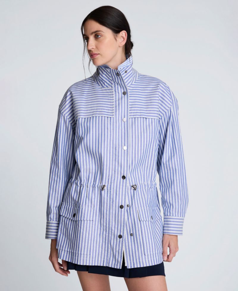 Women's Striped Long-Sleeve Jacket