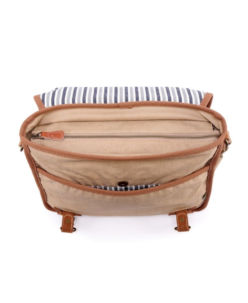 Dolphin Canvas Messenger Bag