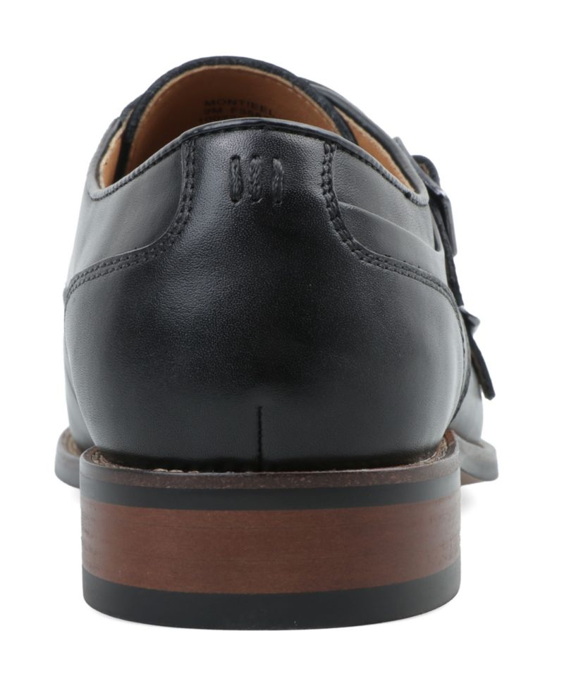 Men's Genuine Leather Monk-Strap Dress Shoes