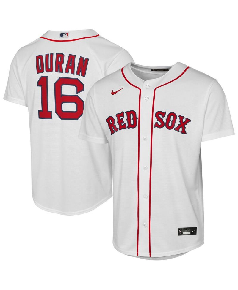 Big Boys and Girls Jarren Duran White Boston Red Sox Home Replica Player Jersey
