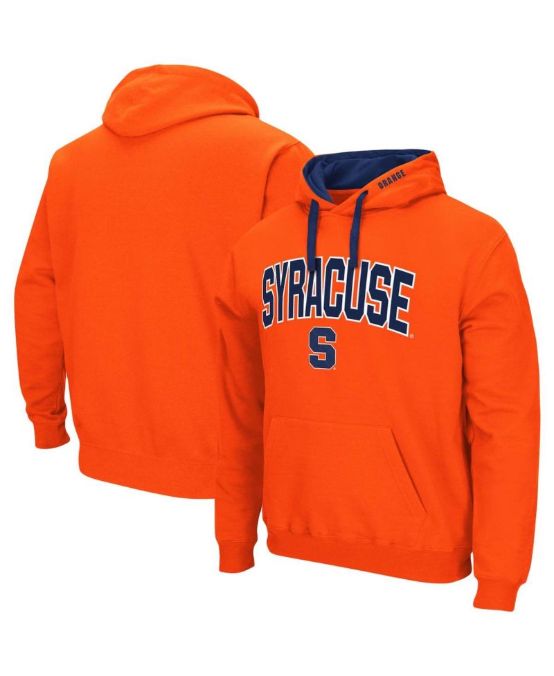 Men's Orange Syracuse Orange Big and Tall Arch & Logo 2.0 Pullover Hoodie