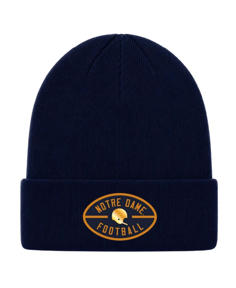 Men's and Women's Navy Notre Dame Fighting Irish Shamrock Series Knit Beanie