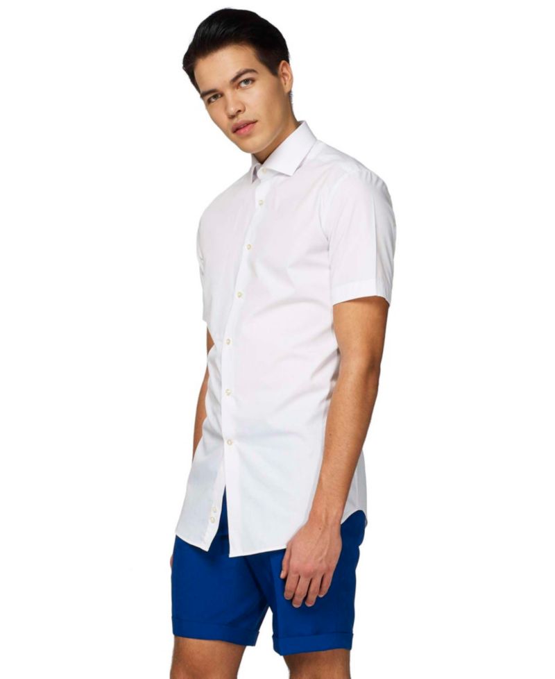Men's SHIRT Short Sleeve White Knight