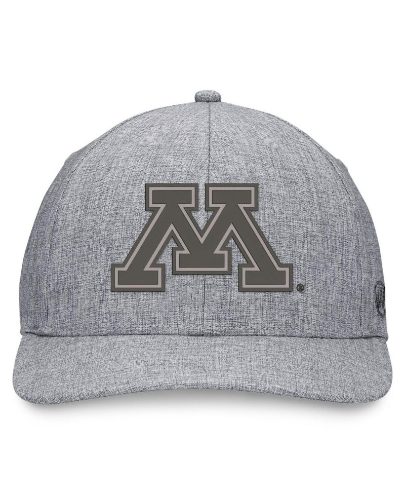 Men's Gray Minnesota Golden Gophers Top Grit Flex Hat