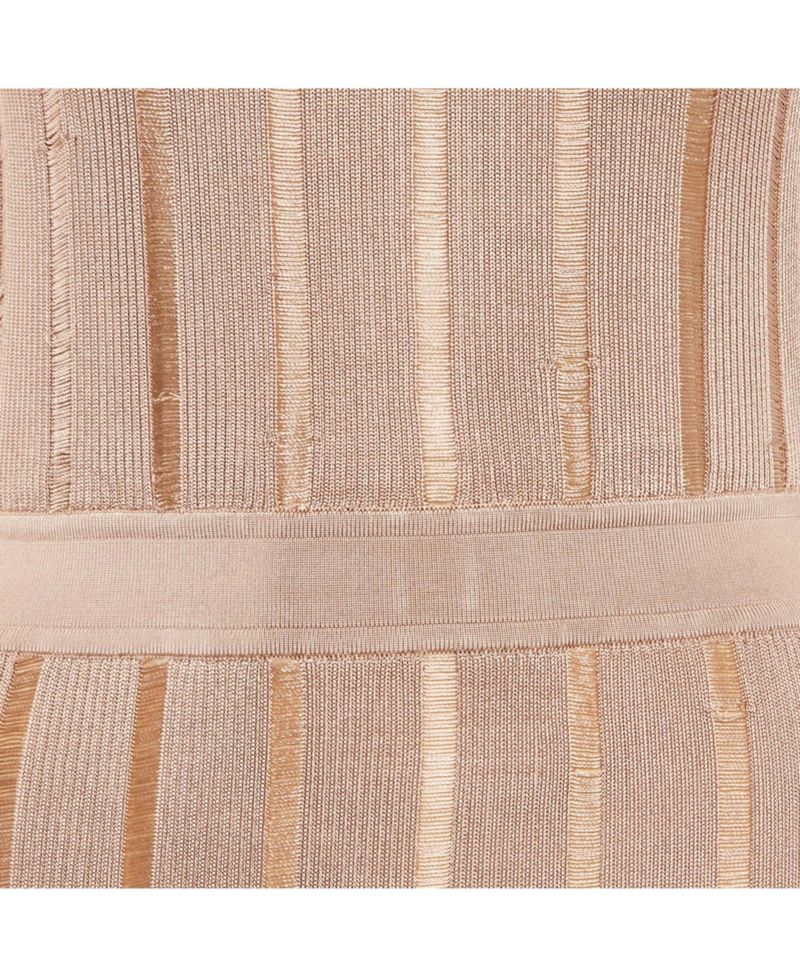 Women's Beige Knit Dress