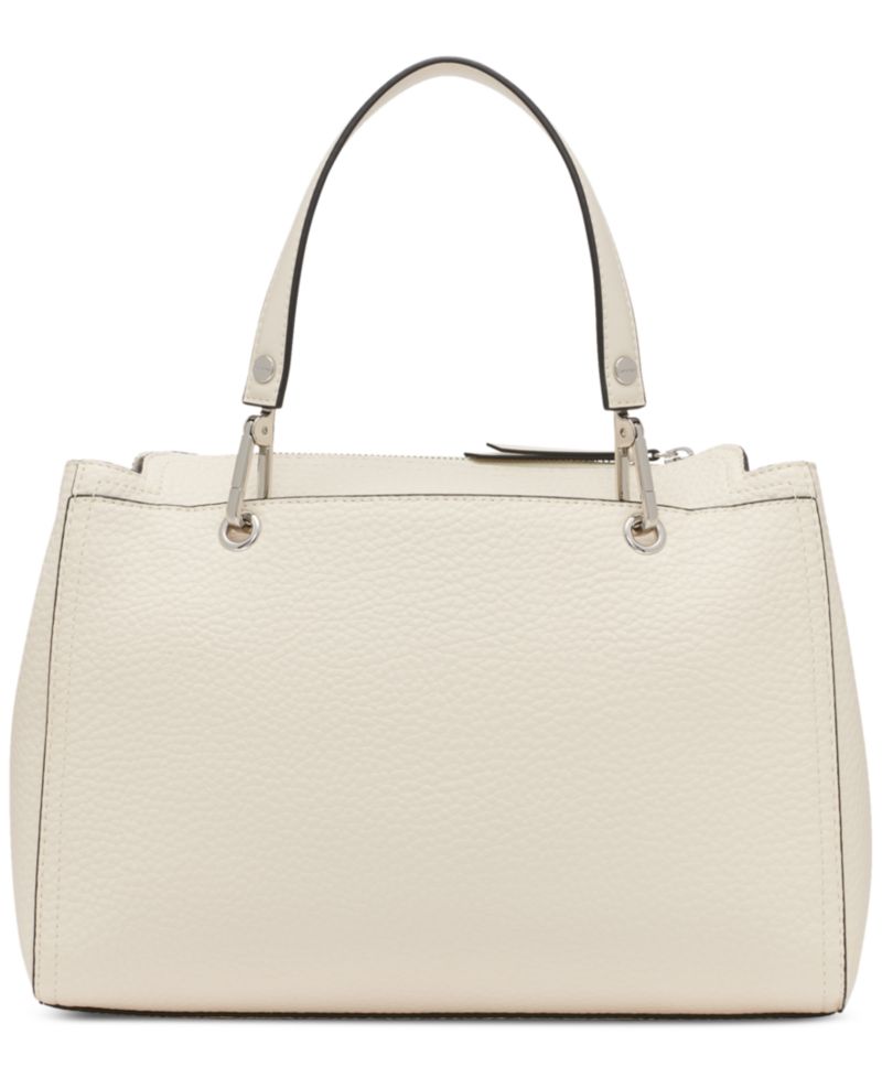 Garnet Triple Compartment Top Zipper Satchel