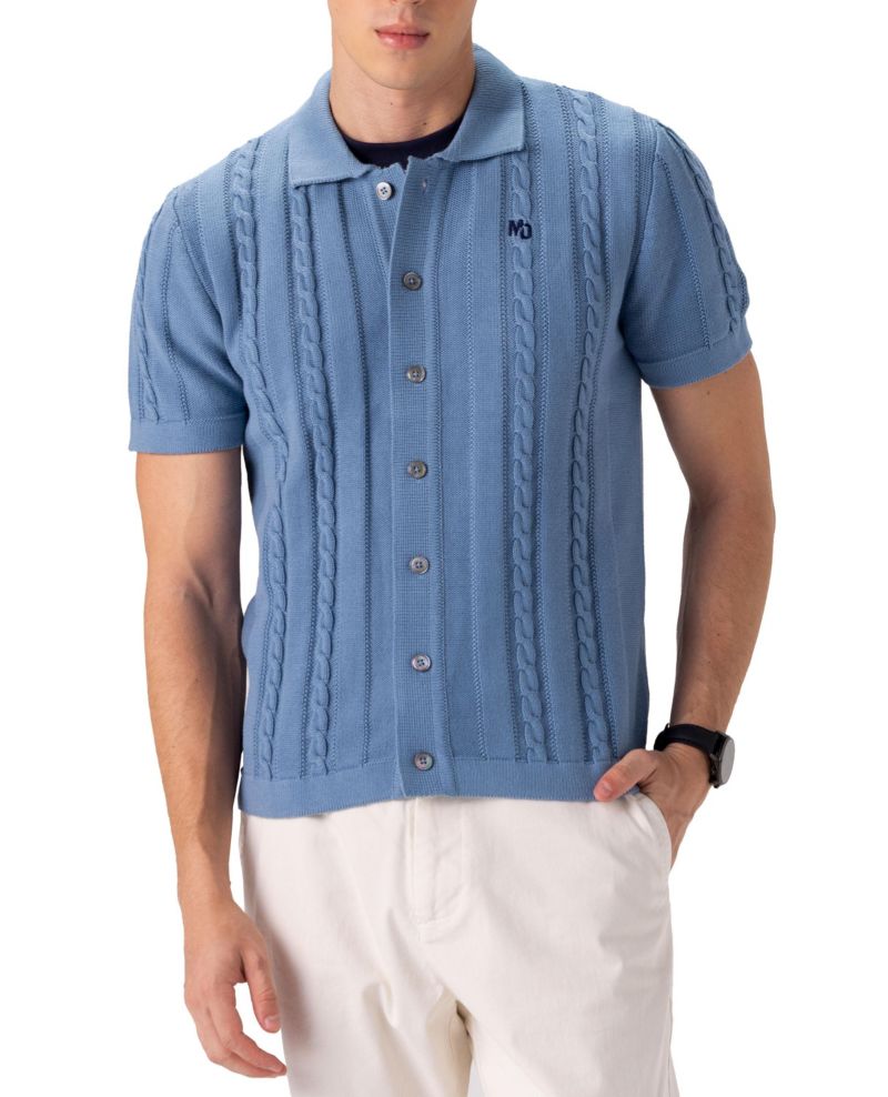 Men's JC Polo Cable Knit Sweater